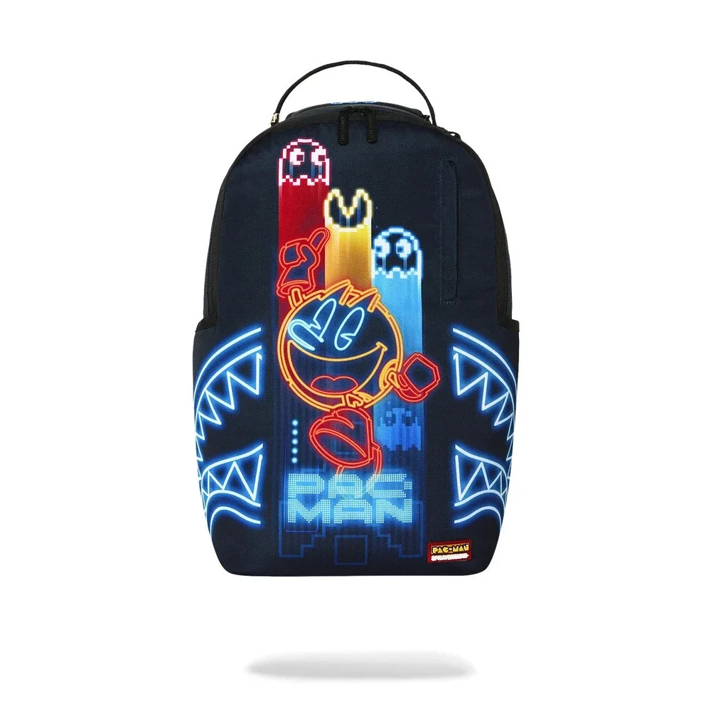 Sprayground Pac-Man Eat Em Up Backpack Unisex Multicolor Shoulder Straps SPR340